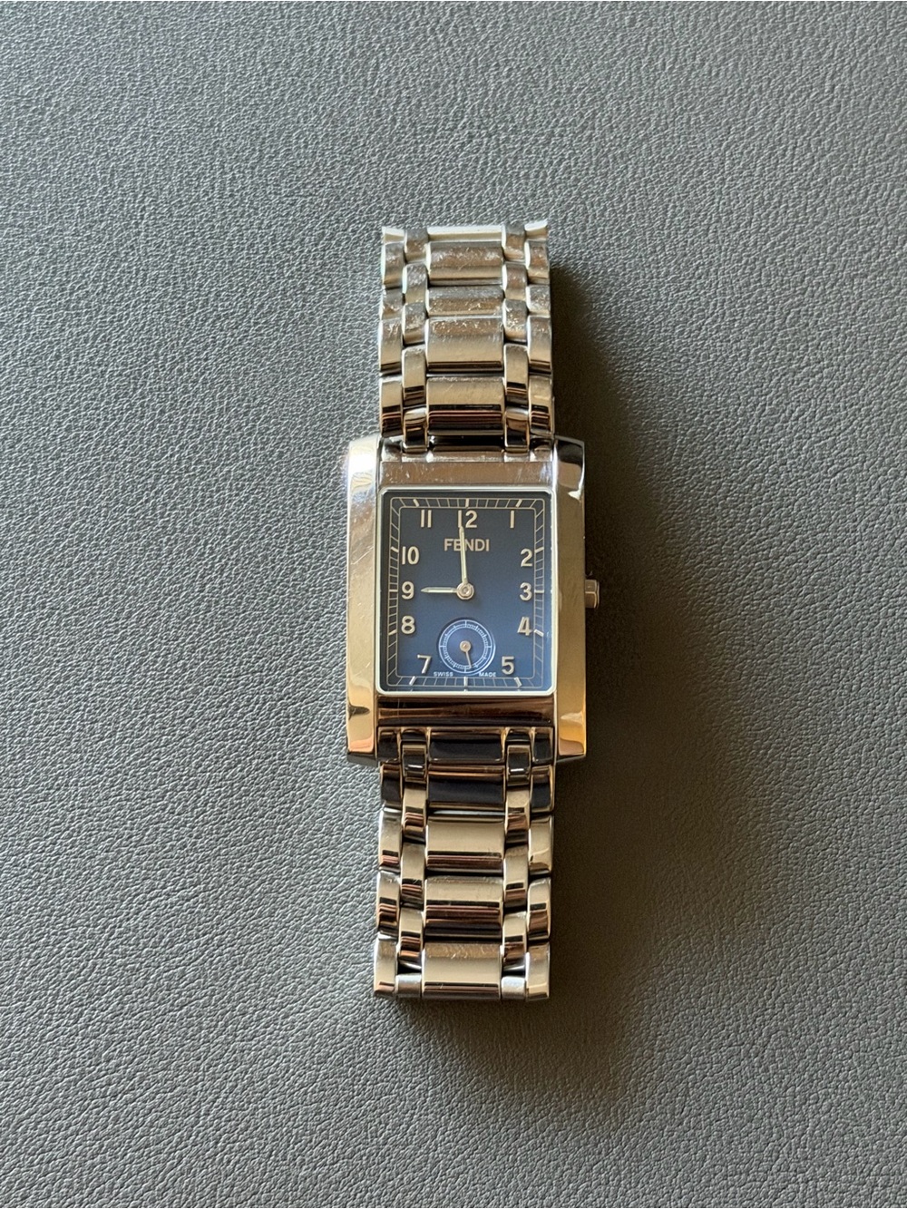FENDI Blue Dial Stainless Steel Watch